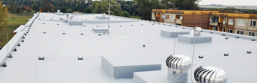 Hydroizolace střechy za pomoci PVC materiálu